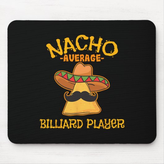 Nacho Gemiddelde Billiardspeler Cinco de Mayo Mexi Muismat (Voorkant)