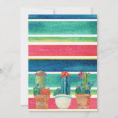 Nacho Gemiddelde 'Birthday Party' Floral Desert Ca Kaart (Achterkant)