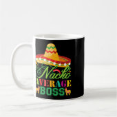 Nacho Gemiddelde Boss Fun Gift Cinco de Mayo Koffiemok (Links)