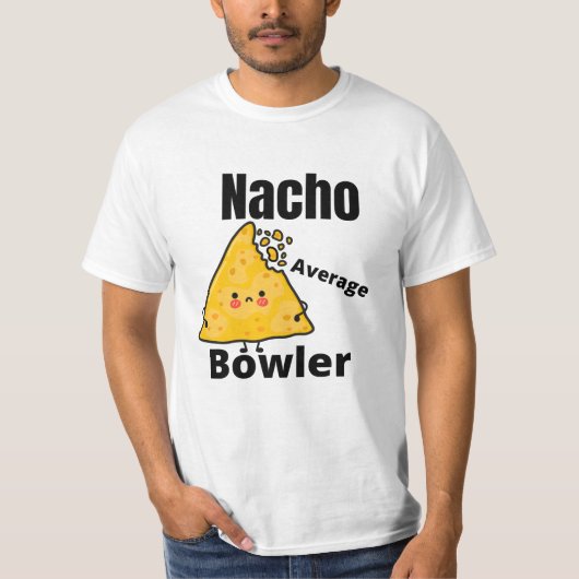 Nacho Gemiddelde Bowler: Grappig eten Pro T-shirt (Voorkant)