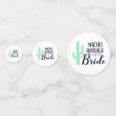 Nacho Gemiddelde Bride 3-Foto Mexico Bachelorette Confetti (Voorkanten)