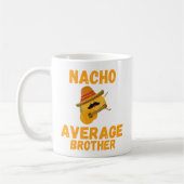 Nacho Gemiddelde Brother Mok, Funny Brother Gift Koffiemok (Links)