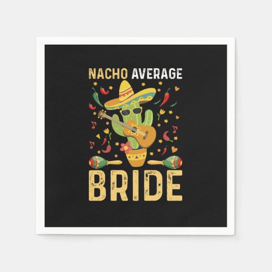 Nacho Gemiddelde Bruid Cinco De Mayo Mexicaanse Br Servet (Voorkant)