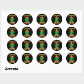 Nacho Gemiddelde Bruid Grappig Mexicaanse Cinco de Ronde Sticker (Vel)