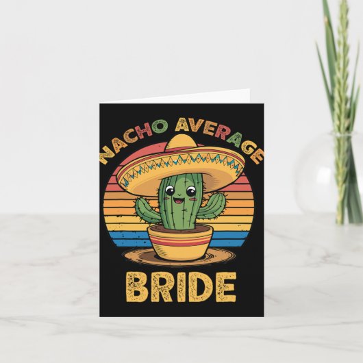 Nacho Gemiddelde Bruid Mexicaanse Cinco de Mayo Gr Kaart (Voorkant)