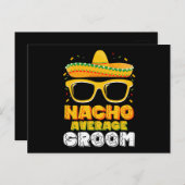 Nacho Gemiddelde bruidegom bruiloft Cinco de Mayo Briefkaart (Voorkant / Achterkant)