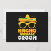 Nacho Gemiddelde bruidegom bruiloft Cinco de Mayo Kaart (Voorkant)