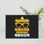 Nacho Gemiddelde bruidegom bruiloft Cinco de Mayo Kaart (Staand voorkant)