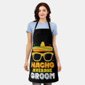 Nacho Gemiddelde bruidegom bruiloft Cinco de Mayo Schort (Gedragen)