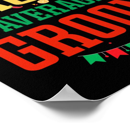 Nacho Gemiddelde Bruidegom Cinco de Mayo Fiesta Na Poster (Hoek)