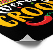 Nacho Gemiddelde Bruidegom Cinco de Mayo Mexicaans Poster (Hoek)