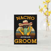 Nacho Gemiddelde bruidegom Trouwplezier Toekomstig Kaart (Gele Bloem)