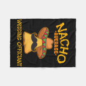 Nacho Gemiddelde bruiloft Officier van Mexicaanse Fleece Deken (Voorkant (Horizontaal))