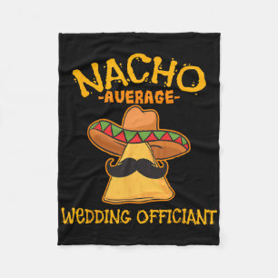 Nacho Gemiddelde bruiloft Officier van Mexicaanse Fleece Deken