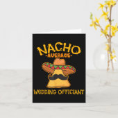 Nacho Gemiddelde bruiloft Officier van Mexicaanse  Kaart (Gele Bloem)
