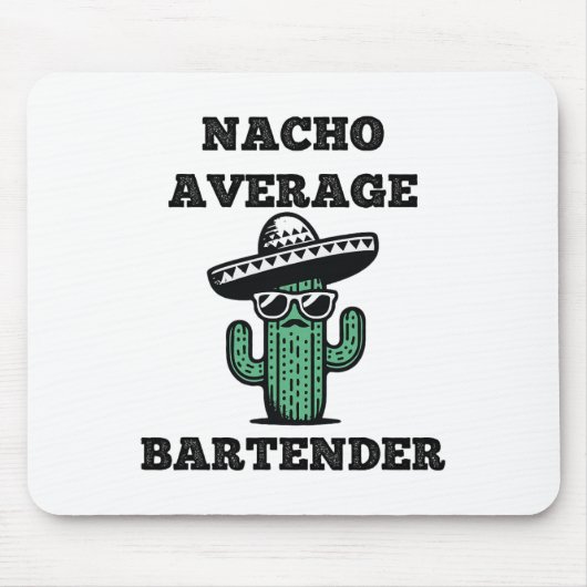 Nacho Gemiddelde Byrtender Mexicaanse Cinco de May Muismat (Voorkant)