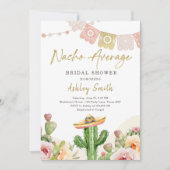 Nacho Gemiddelde Cactus Fiesta Mexicaans Vrijgezel Kaart (Voorkant)