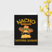 Nacho gemiddelde cafetaria werknemer Cinco de Mayo Kaart (Gele Bloem)