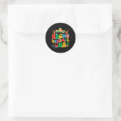 Nacho Gemiddelde Can Nurse Cinco de Mayo Fiesta Me Ronde Sticker (Tas)