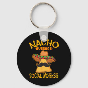 Nacho Gemiddelde casewerker voor de sociale zekerh Sleutelhanger