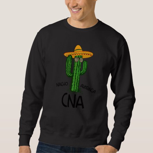 Nacho Gemiddelde Cna Nurse Cinco de Mayo Fiesta Pa Trui (Voorkant)