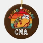  Nacho Gemiddelde CNA Taco Stethoscoop Cinco Keramisch Ornament (Voorkant)