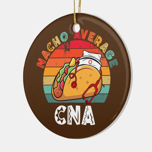 Nacho Gemiddelde CNA Taco Stethoscoop Cinco Keramisch Ornament (Links)