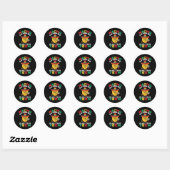 Nacho Gemiddelde Dialyse Tech Hemodialyse Cinco De Ronde Sticker (Vel)
