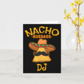 Nacho Gemiddelde DJ Cinco de Mayo Fiesta Mexicaans Kaart (Gele Bloem)
