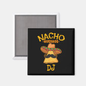 Nacho Gemiddelde DJ Cinco de Mayo Fiesta Mexicaans Magneet (Voorkant / Achterkant)