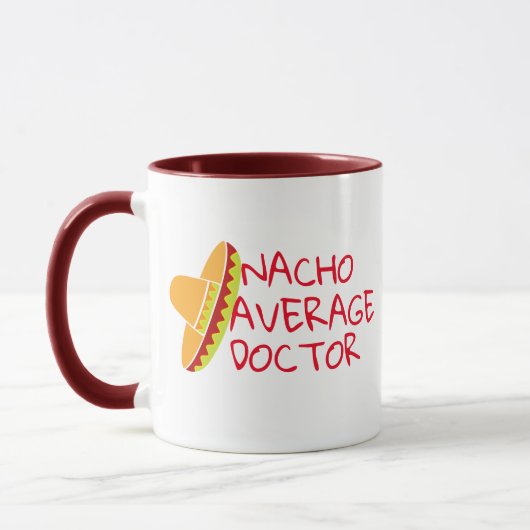Nacho Gemiddelde Doctor Medical Pun Funny Coffee M Mok (Links)