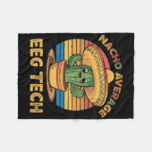 Nacho Gemiddelde EEG Tech Mexicaanse Cinco de Mayo Fleece Deken (Voorkant (Horizontaal))