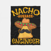 Nacho Gemiddelde Engineer Engineer Engineering Pro Fleece Deken (Voorkant)