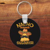 Nacho Gemiddelde Engineer Engineer Engineering Pro Sleutelhanger (Voorkant)