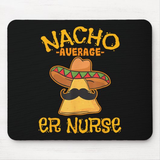Nacho Gemiddelde Er Nurse Cinco de Mayo Fiesta Opd Muismat (Voorkant)
