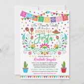 Nacho gemiddelde Fiesta rijden door Baby shower Kaart (Voorkant)