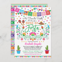 Nacho gemiddelde Fiesta rijden door Baby shower