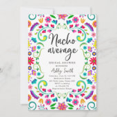 Nacho Gemiddelde Floral Fiesta Mexicaans Vrijgezel Kaart (Voorkant)