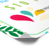 Nacho gemiddelde fundraiserschool PTO PTA-liefdadi Poster (Hoek)