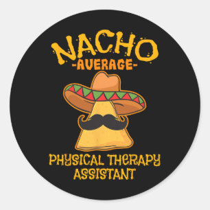 Nacho Gemiddelde Fysiotherapie Instant Cinco de Ma Ronde Sticker
