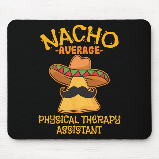 Nacho Gemiddelde Fysiotherapie Istant Cinco De May Muismat (Voorkant)