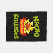 Nacho gemiddelde gallegos grappige verjaardag acht fleece deken (Voorkant (Horizontaal))