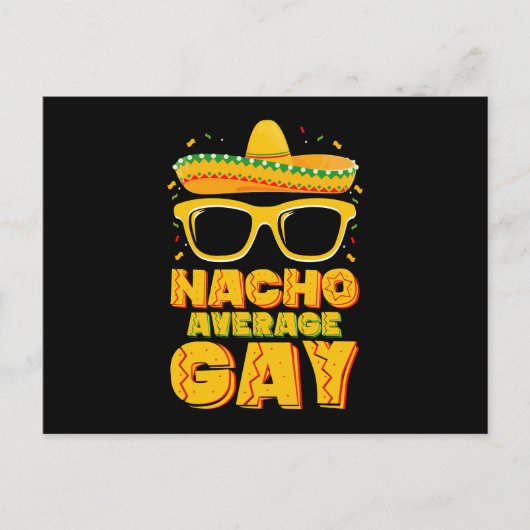 Nacho Gemiddelde Gay Mexicaans LGBTQ Cinco de Mayo Briefkaart (Voorkant)