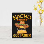 Nacho Gemiddelde God Veervader Godparent Cinco De Kaart (Gele Bloem)