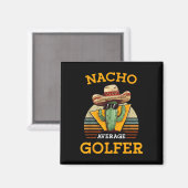 Nacho Gemiddelde Golfer Grappige Mexicaanse Golf S Magneet (Voorkant / Achterkant)