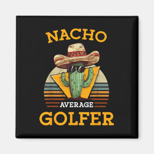 Nacho Gemiddelde Golfer Grappige Mexicaanse Golf S Magneet