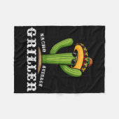 Nacho gemiddelde griller - BBQ Fleece Deken (Voorkant (Horizontaal))