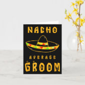 Nacho Gemiddelde Groom, Bride Groom Wedding Party Kaart (Gele Bloem)