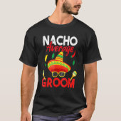 Nacho Gemiddelde Groom Mustache Face Sombrero Mann T-shirt (Voorkant)