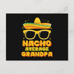 Nacho Gemiddelde grootpa Cinco de Mayo Familie Briefkaart